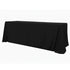 Chivari.com Black 90"x156" Rectangle Poly Satin Tablecloth Linen TBC-90X156633S-A1