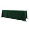 Chivari.com Hunter Green 90"x156" Rectangle Velvet Tablecloth Linen TBC-90X156975S-A1