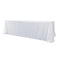 Chivari White 90" x 156" Rectangle Tablecloth Majesti Dupionic TBC-90X156R067S-A1
