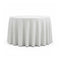 Chivari White 96" Round Tablecloth Majesti Dupionic TBC-96R067S-A1