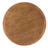 Chivari 2 Pack 32" Chestnut Finish Round Slatted Cocktail Table TCKTL-WD-KT32-AX-2