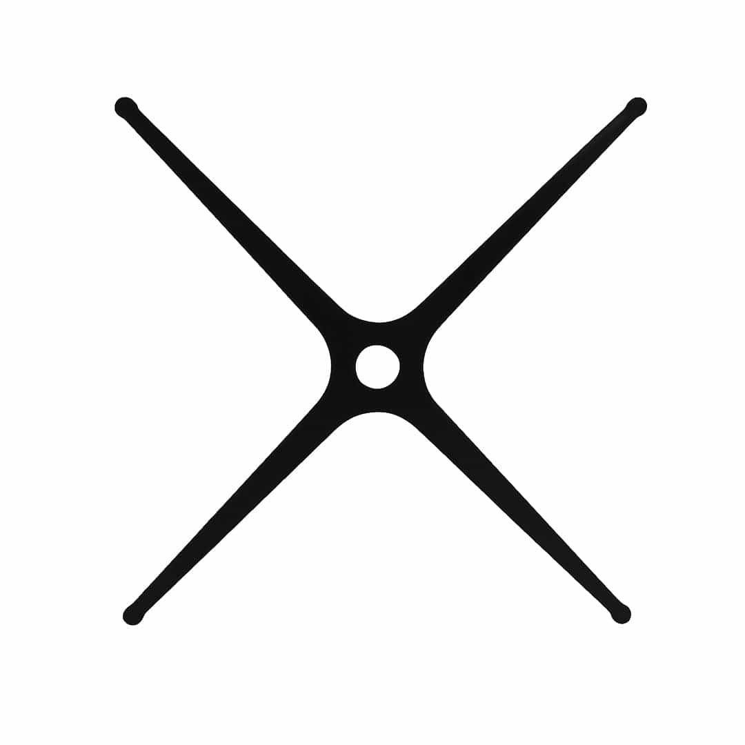 Chivari Black Cocktail Table Base TCOMPBASE-B-AX-T