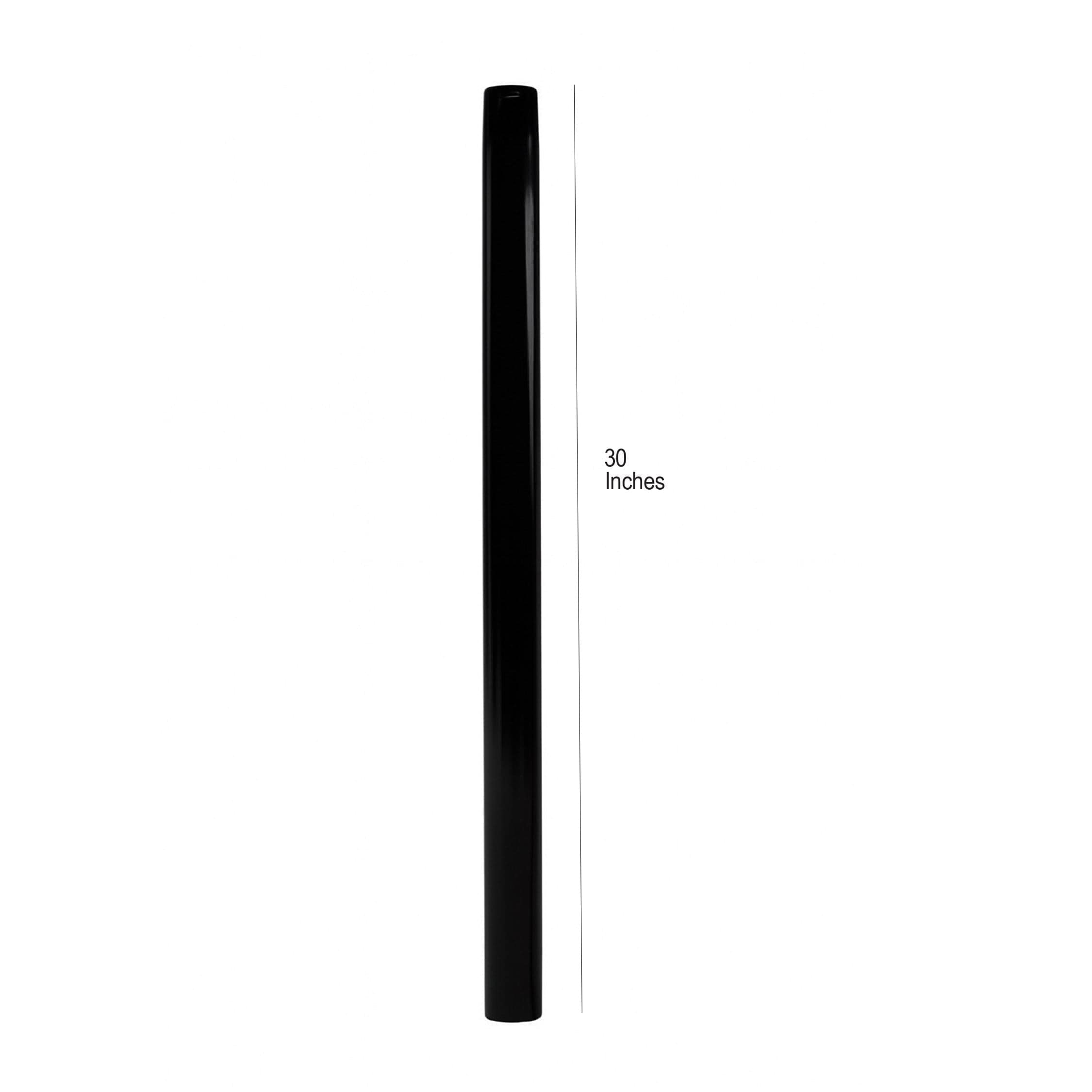 Chivari 30" Dinner Height Black Cocktail Table Short Pole TCOMPPOLE30-B-AX-T