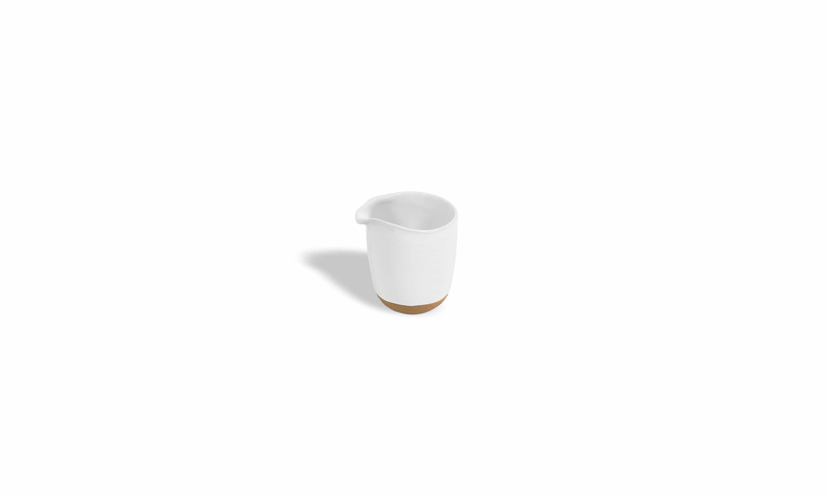 Front of the House Front of the House 8oz Artefact® Pourer - White (Sold in case pack of 12) FOH-TCR019WHP23