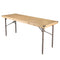Chivari 72" x 24" (6 Foot) Rectangle Plywood Expo Table - Adjustable Height TEXPRT7224G-AX-T