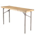 Chivari 72" x 24" (6 Foot) Rectangle Plywood Expo Table - Adjustable Height TEXPRT7224G-AX-T