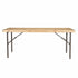 Chivari 72" x 24" (6 Foot) Rectangle Plywood Expo Table - Adjustable Height TEXPRT7224G-AX-T