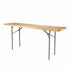 Chivari 96" x 24" (8 Foot) Rectangle Plywood Expo Table - Adjustable Height TEXPRT9624G-AX-T
