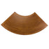 Chivari Enclosed Circle Serpentine Farm Table Kit - Seats 16 - Includes 4 Chestnut Serpentine Tables TFARM-SNKT-CHT3