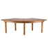 Chivari U-Shape Serpentine Farm Table Kit - Seats 12 - Includes 2 Chestnut Serpentine Tables TFARM-SNKT-CHT4