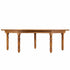 Chivari U-Shape Serpentine Farm Table Kit - Seats 12 - Includes 2 Chestnut Serpentine Tables TFARM-SNKT-CHT4