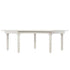 S-Curve Serpentine Farm Table Kit - Seats 22 - Includes 4 White Distressed Serpentine Tables