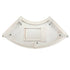 S-Curve Serpentine Farm Table Kit - Seats 22 - Includes 4 White Distressed Serpentine Tables