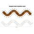 Chivari Elongated Serpentine Farm Table Kit - Seats 42 - Includes 4 Chestnut Serpentine Tables and 5 Rectangle Tables TFARM-SNKT-CHT2