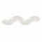 Chivari S-Curve Serpentine Farm Table Kit - Seats 22 - Includes 4 White Distressed Serpentine Tables TFARM-SNKT-WD1