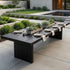Chivari 96" x 30" Black Farm Table Conversion Kit for Banquet Tables TFARMCKT9630-BLK-AX-T