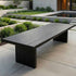 Chivari 96" x 30" Black Farm Table Conversion Kit for Banquet Tables TFARMCKT9630-BLK-AX-T
