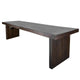 Chivari 96" x 40" Fruitwood Farm Table Conversion Kit for 96" x 30" Banquet Tables TFARMCKT9640-FTW-AX-T