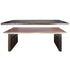 Chivari 96" x 40" Fruitwood Farm Table Conversion Kit for 96" x 30" Banquet Tables TFARMCKT9640-FTW-AX-T