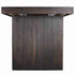 Chivari 96" x 40" Fruitwood Farm Table Conversion Kit for 96" x 30" Banquet Tables TFARMCKT9640-FTW-AX-T