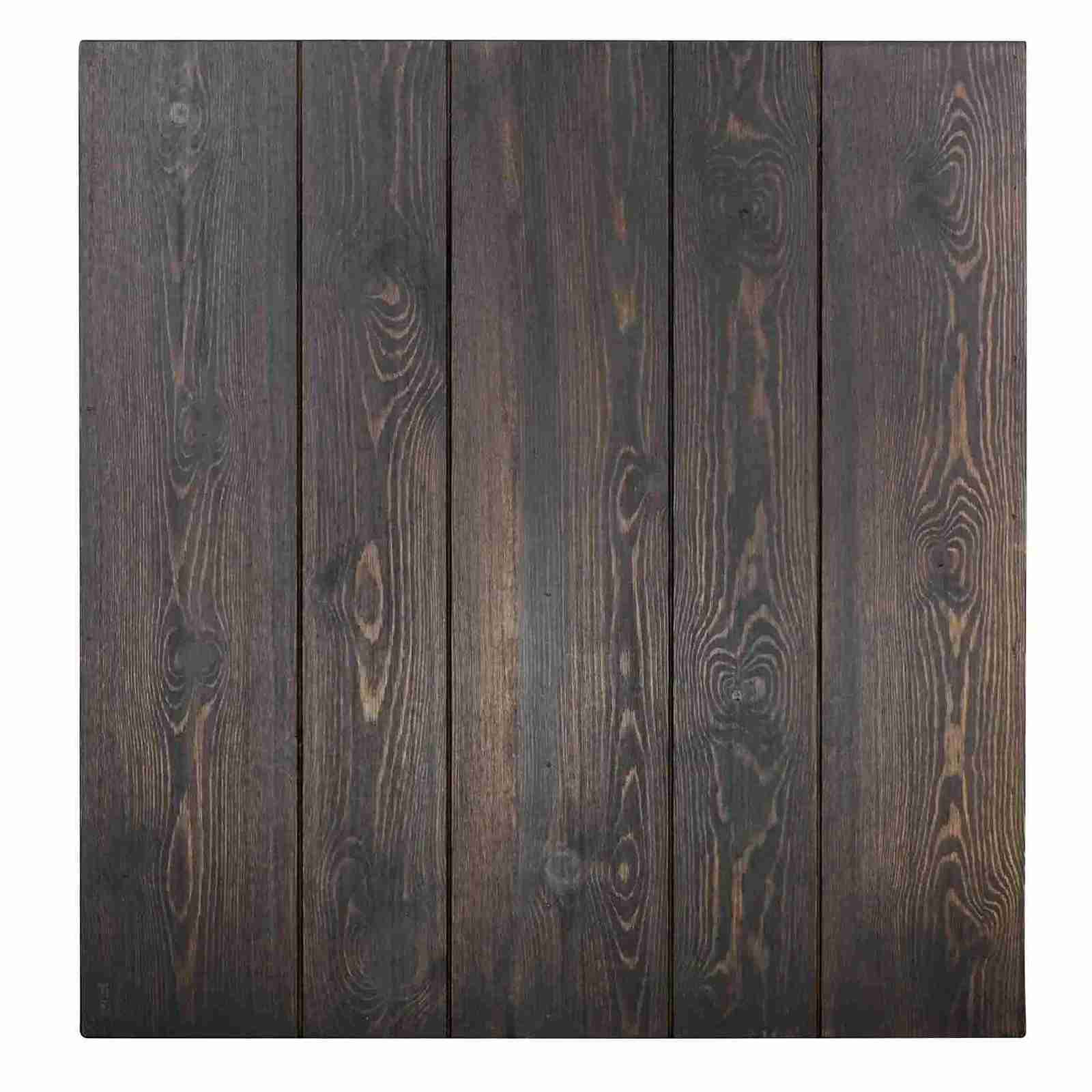 Chivari 96" x 40" Fruitwood Farm Table Conversion Kit for 96" x 30" Banquet Tables TFARMCKT9640-FTW-AX-T