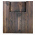 Chivari 96" x 40" Fruitwood Farm Table Conversion Kit for 96" x 30" Banquet Tables TFARMCKT9640-FTW-AX-T