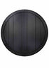 Chivari 36" (3 Foot) Black Round Farm Cocktail Table TFARMCKTL36-BL-AX-T