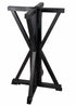 Chivari 36" (3 Foot) Black Round Farm Cocktail Table TFARMCKTL36-BL-AX-T