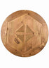 Chivari 36" (3 Foot) Chestnut Round Farm Cocktail Table TFARMCKTL36-CH-AX-T