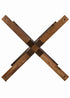 Chivari 36" (3 Foot) Chestnut Round Farm Cocktail Table TFARMCKTL36-CH-AX-T