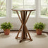 Chivari 36" (3 Foot) Chestnut Round Farm Cocktail Table TFARMCKTL36-CH-AX-T