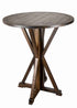 Chivari 36" (3 Foot) Fruitwood Round Farm Cocktail Table TFARMCKTL36-FR-AX-T