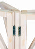 Chivari 36" (3 Foot) White Distressed Round Farm Cocktail Table TFARMCKTL36-WD-AX-T