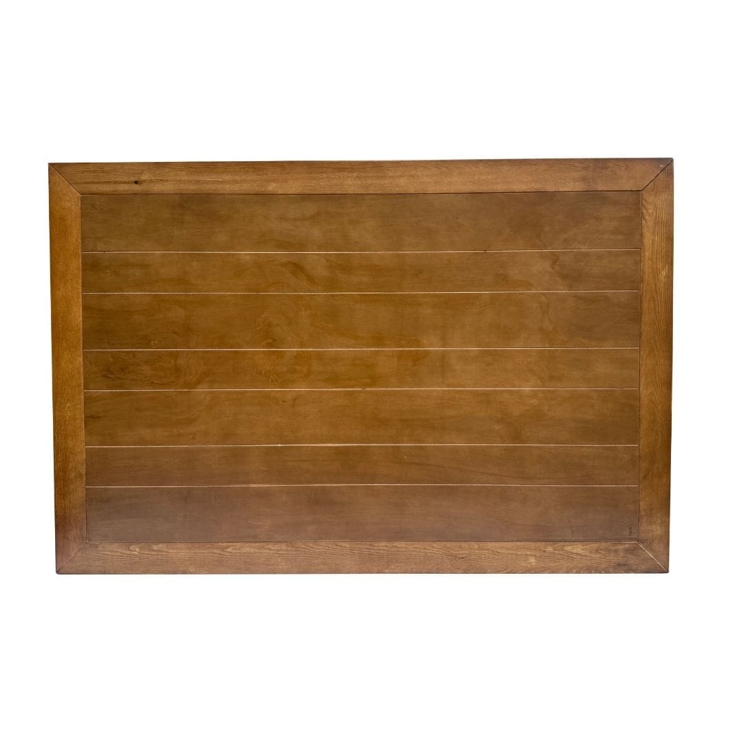 Chivari 60" x 40" (5 Foot) Chestnut Rectangle Fluted Leg Wood Farm Table TFARMRT6040-CHT-T-AX