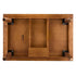 Chivari Elongated Serpentine Farm Table Kit - Seats 42 - Includes 4 Chestnut Serpentine Tables and 5 Rectangle Tables TFARM-SNKT-CHT2