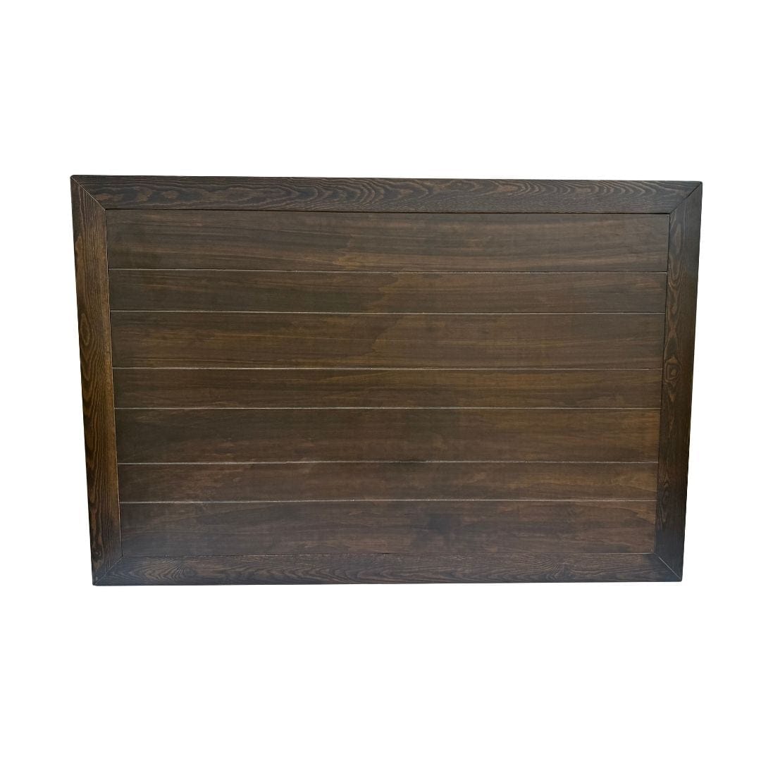 Chivari 60" x 40" (5 Foot) Fruitwood Rectangle Fluted Leg Wood Farm Table TFARMRT6040-FTW-T-AX