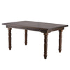 Chivari 60" x 40" (5 Foot) Fruitwood Rectangle Fluted Leg Wood Farm Table TFARMRT6040-FTW-T-AX