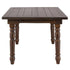 Chivari Elongated Serpentine Farm Table Kit - Seats 42 - Includes 4 Fruitwood Serpentine Tables and 5 Rectangle Tables TFARM-SNKT-FTW2