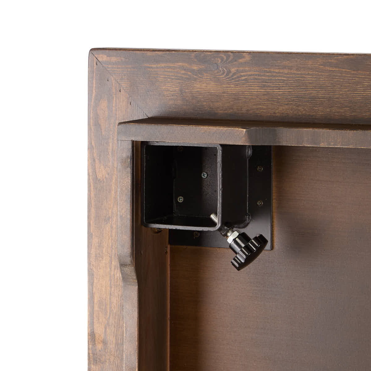 Chivari 60" x 40" (5 Foot) Fruitwood Rectangle Fluted Leg Wood Farm Table TFARMRT6040-FTW-T-AX