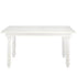Chivari Capsule Bridge Serpentine Farm Table Kit - Seats 20 - Includes 4 White Distressed Serpentine Tables and 2 Rectangle Tables TFARM-SNKT-WD5