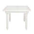 Chivari Elongated Serpentine Farm Table Kit - Seats 42 - Includes 4 White Distressed Serpentine Tables and 5 Rectangle Tables TFARM-SNKT-WD2