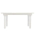 Chivari Capsule Bridge Serpentine Farm Table Kit - Seats 20 - Includes 4 White Distressed Serpentine Tables and 2 Rectangle Tables TFARM-SNKT-WD5