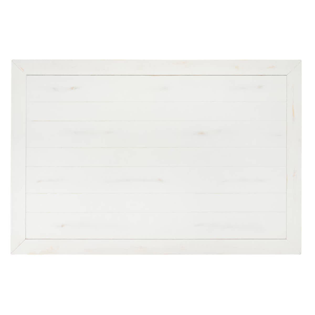 Chivari Elongated Serpentine Farm Table Kit - Seats 42 - Includes 4 White Distressed Serpentine Tables and 5 Rectangle Tables TFARM-SNKT-WD2