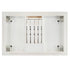 Chivari Capsule Bridge Serpentine Farm Table Kit - Seats 20 - Includes 4 White Distressed Serpentine Tables and 2 Rectangle Tables TFARM-SNKT-WD5