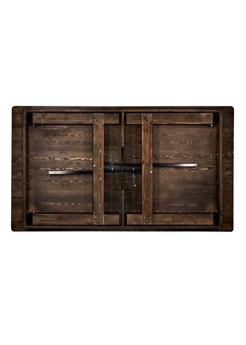 Chivari 72″ x 40″ (6 Foot ) Fruitwood Rectangle Straight Leg Wood Farm Table TFARMRT7240-FRTWOOD-S-LEG-AX-T
