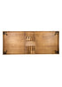 96" x 40" (8 Foot) Chestnut Rectangle Fluted Leg Wood Farm Table