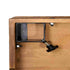 96" x 40" (8 Foot) Chestnut Rectangle Fluted Leg Wood Farm Table