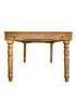 96" x 40" (8 Foot) Chestnut Rectangle Fluted Leg Wood Farm Table