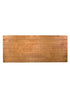 Chivari Scratch and Dent 96" x 40" (8 Foot) Chestnut Rectangle X Leg Wood Farm Table TFARMRT9640-CHESTNUT-X-LEG-AX-T-SD