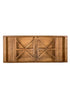 Chivari 96" x 40" (8 Foot) Chestnut Rectangle X Leg Wood Farm Table TFARMRT9640-CHESTNUT-X-LEG-AX-T